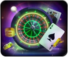 bababola mobile app interface showing live casino tables and menu options